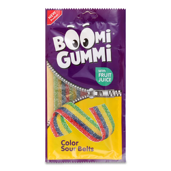 Цукерки Boomi Gummi Sour belts желейні, 70г