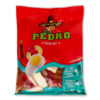 Цукерки Pedro Супер мікс жувальні, 80г