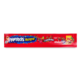 Цукерка Nerds Rainbow желейна з драже, 26г