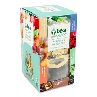 Чай зелений Tea Moments Assorted Green Tea 15 пакетиків, 33.6г