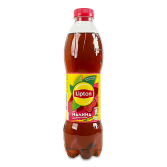 Чай холодний Lipton чорний зі смаком малини без цукру, 1л