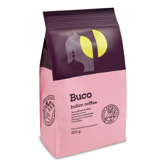Кава мелена Buco Indian coffee смажена, 200г