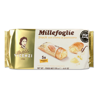 Печиво-рол листкове Matilde Vicenzi з кремом Patissiere, 125г