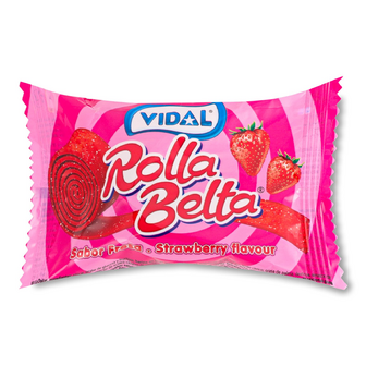 Цукерки Vidal Rolla belta Strawberry желейні, 20г