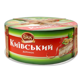 Торт БКК «Київський подарунок» з арахісом, 850г