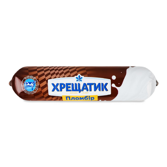 Морозиво «Хладик» «Хрещатик» пломбір шоколадний, 500г
