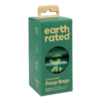 Пакети для прибирання за собаками Earth Rated без запаху, 8*15шт