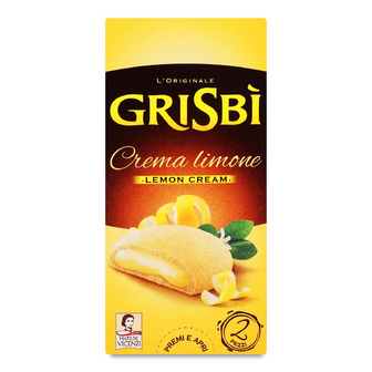 Печиво Grisbi з лимонним кремом, 30г