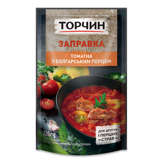 Заправка Торчин томатна з болгарським перцем, 220г