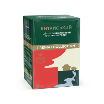 Чай зелений PREMIA крупнолистовий, 80г