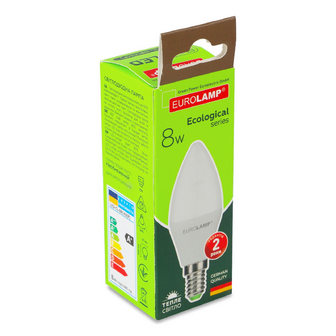 Лампа Eurolamp Led Eco P 8W 3000K E14 CL, шт