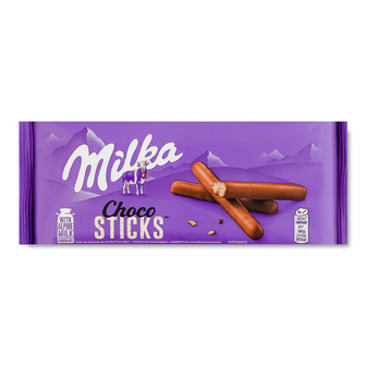 Печиво Milka Choco sticks в молочному шоколаді, 112г