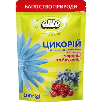 Цикорій Elite з чорницею та брусницею розчинний, 100г