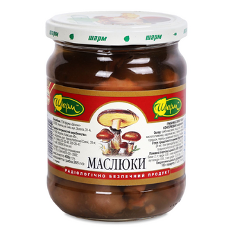 Гриби «Шарм» маслюки мариновані, 480г