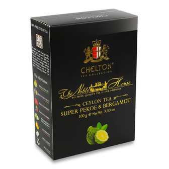 Чай чорний Chelton The Noble House Super Pekoe з бергамотом, 100г