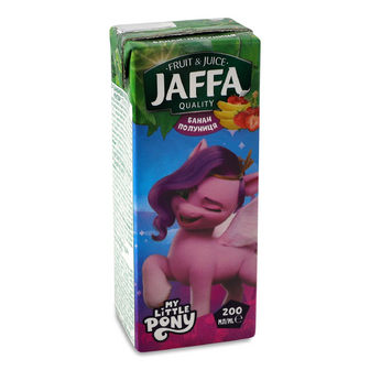 Нектар Jaffa Kinder банан-полуниця, 0.2л