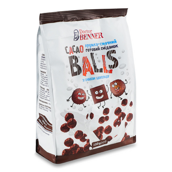 Сніданок готовий Doctor Benner Cacao Balls, 150г
