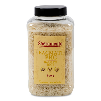 Рис Sacramento Басматі шліфований, 800г