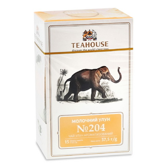 Чай Teahouse Молочний улун №204 ароматизований, 15*3г