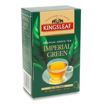 Чай зелений Kingsleaf Imperial Green, 20*1.5г