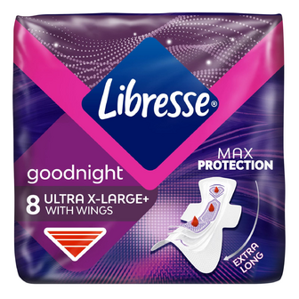Прокладки гігієнічні Libresse Ultra Night Extra, 8шт