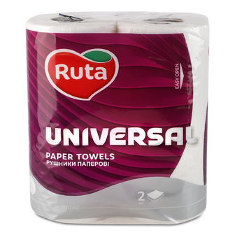 Рушники паперові Ruta Universal, 2шт/уп