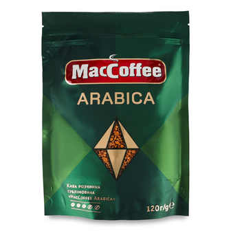 Кава розчинна MacCoffee Arabica натуральна сублімована, 120г