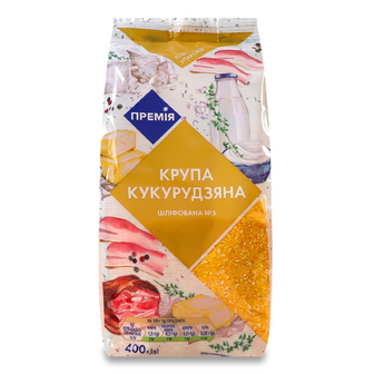 Крупа кукурудзяна «Премія»® шліфована №5, 400г