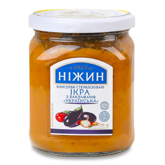 Ікра з баклажанів Ніжин Українська, 450г