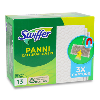 Серветки Swiffer класичні змінні сухі, 13шт