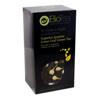 Чай зелений BioTea з жасмином, 20*2г