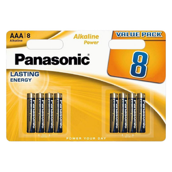 Батарейка Panasonic Alkaline Power LR03, 8шт