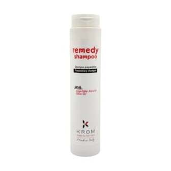 Відновлювальний шампунь для волосся Krom Remedy Shampoo з рослинним кератином та олією оливи, 250 мл