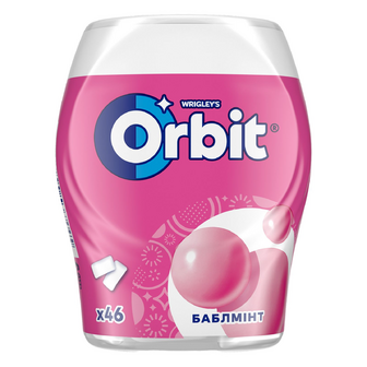 Гумка жувальна Orbit Bottle Баблмінт, 64г