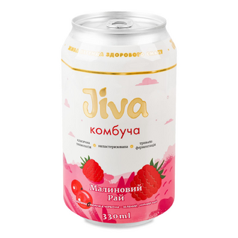 Напій Jiva Комбуча Малиновий рай, 0.33л