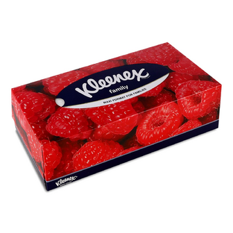 Серветки паперові Kleenex Family в коробці, 150шт