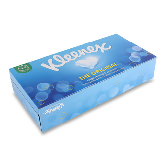 Серветки паперові Kleenex The Original 3-шарові, в коробці, 72шт