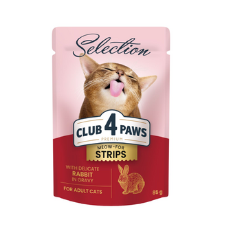 Корм для котів Club 4 Paws Premium Selection з кроликом, 85г