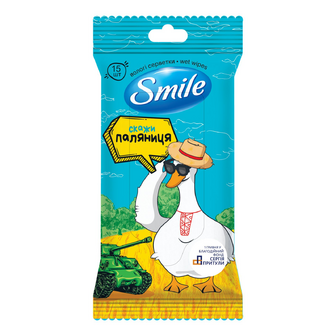 Серветки вологі Smile Мрію не зруйнувати, 15шт