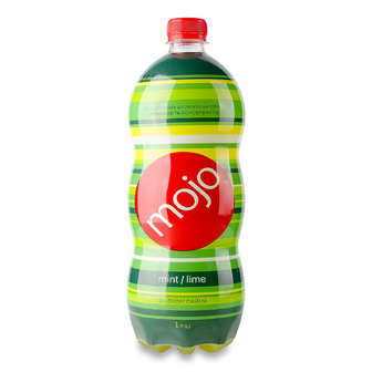 Напій соковмісний Mojo м'ята-лайм безалкогольний сильногазований, 1л