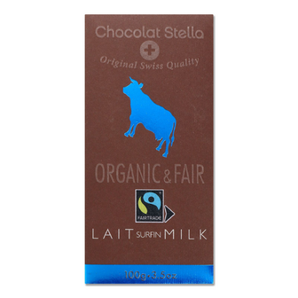 Шоколад молочний Chocolat Stella органічний, 100г