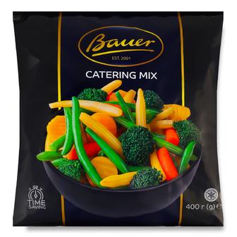 Суміш овочева Bauer Catering Mix швидкозаморожена, 400г