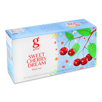 Чай чорний G'tea! з вишнею та лавандою, 20*1.75г