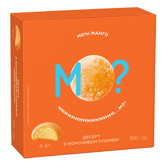 Морозиво Мо? Мочі пломбір і манго, 160г