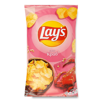 Чипси Lay's картопляні зі смаком краба, 120г