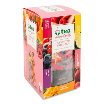 Чай фруктовий Tea Moments Assorted Fruit Tea 15 пакетиків, 34.2г