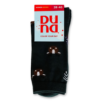 Шкарпетки жіночі Duna 3109 темно-зелені р.23-25, 1 пара
