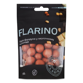 Фундук Flarino у молочному шоколаді, 100г