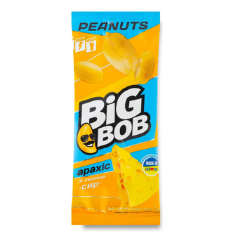 Арахіс Big Bob смажений зі смаком сиру, 60г