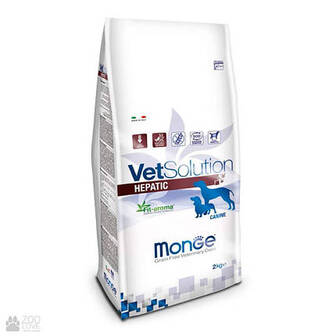 ТЕРМІН 04.2026!!! Monge VetSolution Hepatic Canine, корм для собак із захворюваннями печінки 2 кг